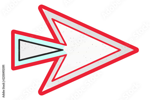 Share Arrow Communication Symbol Isolated on Transparent Background