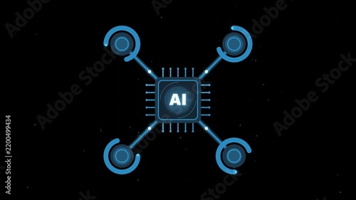 Abstract Procedural Neural Processor Loop Seamless Motion Loop 4K