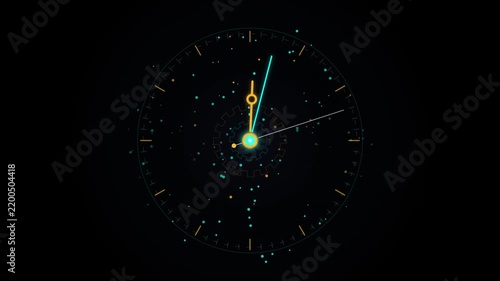 Abstract Chrono Temporal Engine Loop Seamless Motion Loop 4K