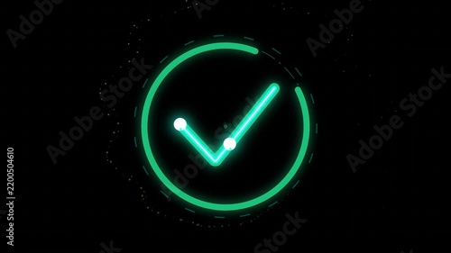 Abstract Quantum Verification Portal Loop Seamless Motion Loop 4K