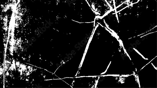 Abstract Grunge Black And White Distressed Scratched Texture Background Pattern