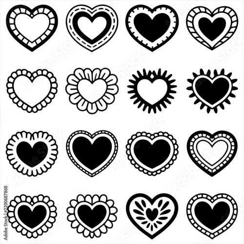Heart Lace Clip Art
