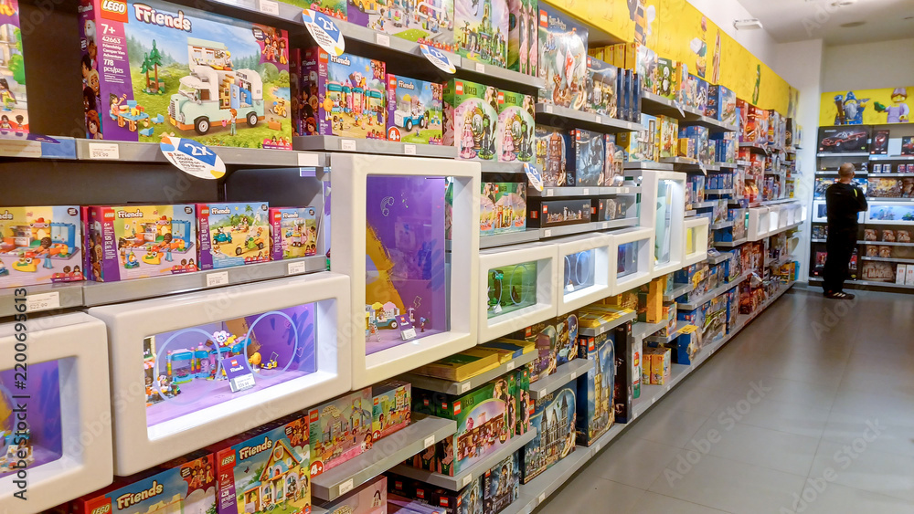 Obraz premium LEGO store inside view in Canada