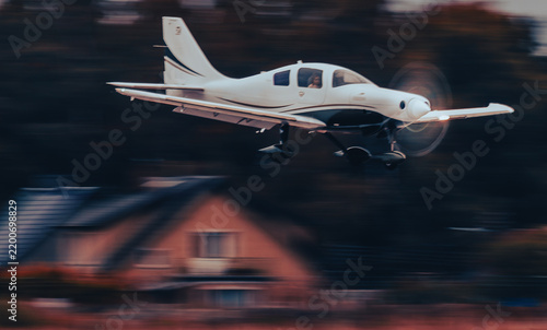 airplane in the sky