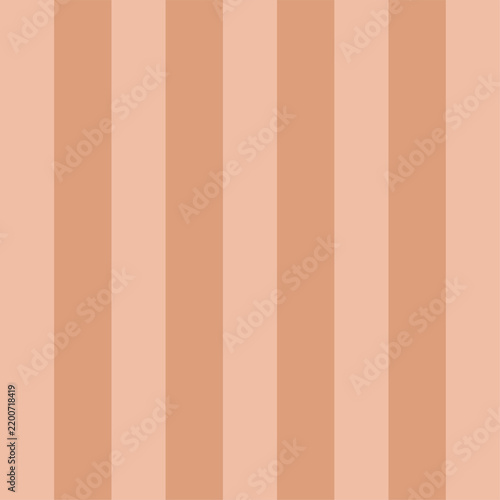 Elegant soft pastel beige and blush pink wide vertical stripe seamless pattern. Neutral geometric background texture. Flat vector graphic for boho apparel, cosmetic packaging and nursery wallpaper.