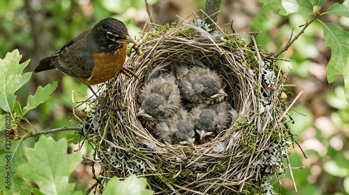 baby birds in nest