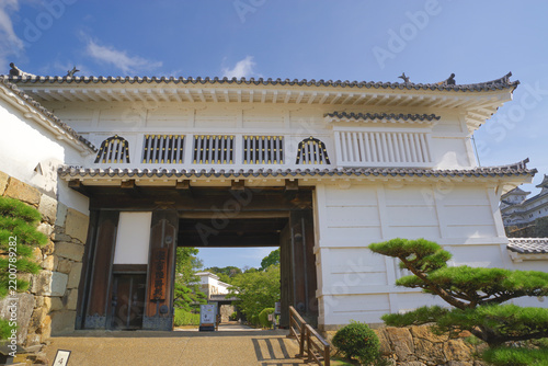 Obraz w ramie 世界遺産の姫路城にある、菱の門