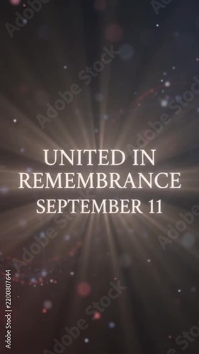 September 11 – Unity and Hope Memorial Text