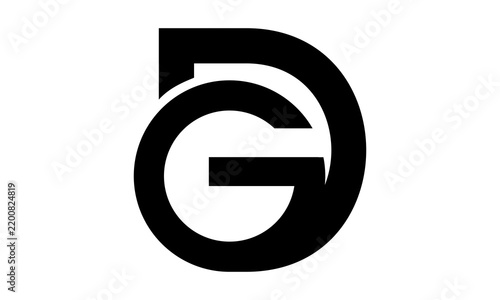 DG icon letter logo design