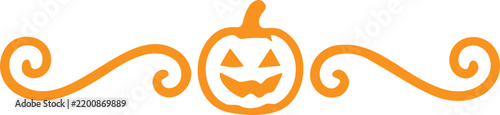 Halloween Pumpkin Decorative Divider