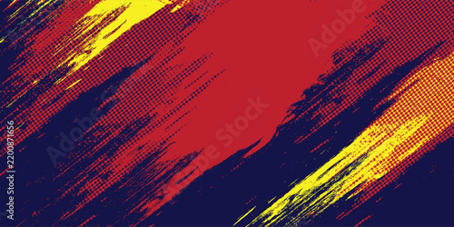 Sports team jersey design featuring a dynamic scratch pattern. Grunge style brushstrokes for a sports shirt.