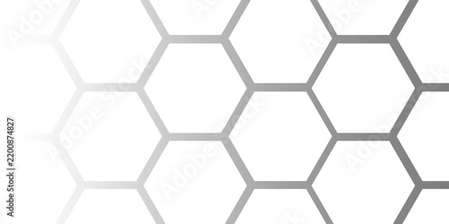 Light grey hexagon technology abstract background soft gradient minimalist honeycomb pattern with subtle hex lines and faint nodes, cool professional tone, ideal for tech startup product