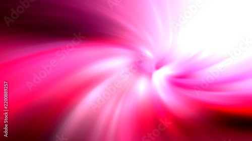 Dynamic, vibrant light trails creating an abstract 3D render effect.