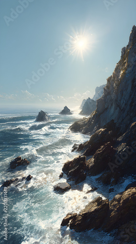 sea and rocks