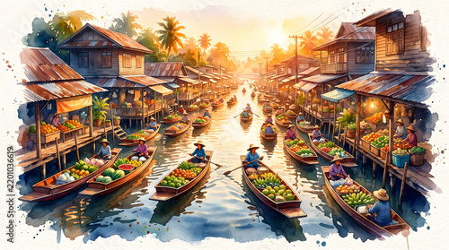 Damnoen Saduak, Ratchaburi: A fascinating Thai way of life.