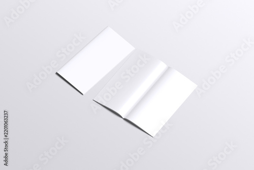 Realistic Booklet Mockup Blank