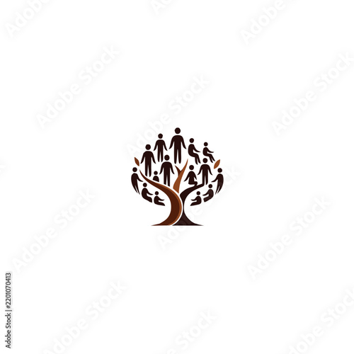 The Harmony Tree An Artistic Representation of People Growing Together in Unity