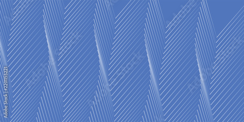 Abstract blue, geometric, lines, pattern, zigzag background featuring repeating angular chevrons and fine diagonal stripes in a clean modern composition.
