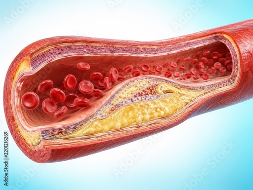 cholesterol atherosclerosis concept