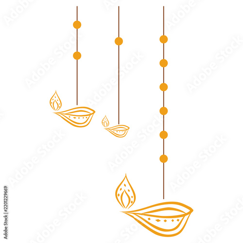 Hanging Diwali Lamp