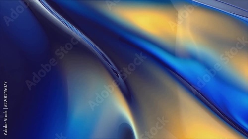 Premium Navy Sapphire and Yellow Abstract Gradient Background