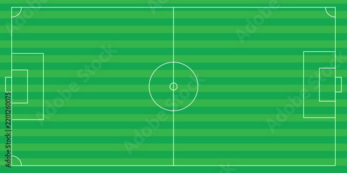 Soccer field Football Pitch Layout icon symbol. eps 10