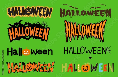 happy-halloween-colourful-typo-collection