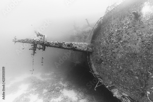 Quadro su tela Salem Express wreck in the Red Sea, Egypt
