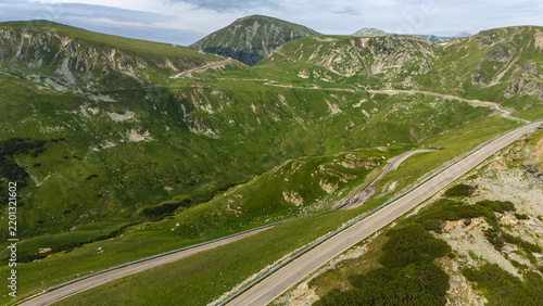 Road Trip Landscape on the Transalpina Highway, Romania