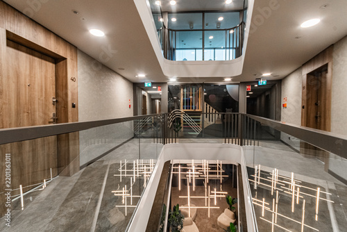 Plakat Lobby w budynku