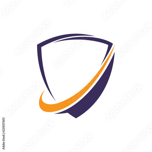 Dynamic Shield Security Guard Logo Vector