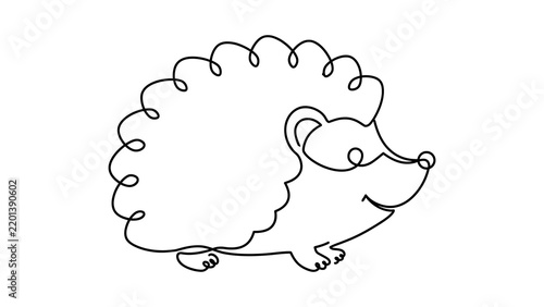 hedgehog white background cute animal.