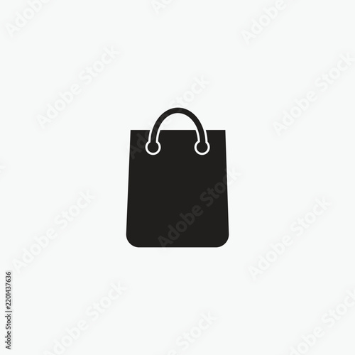 shopping bag icon vector template
