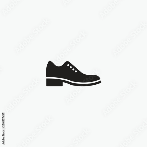 Shoe icon vector symbol template