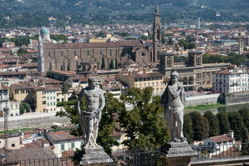 The statues of Hercules and Venus by Orazio Marinali, created between the late 16th and early 17th centuries.