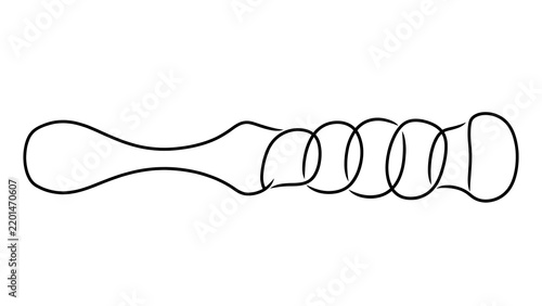 Spiral shape white background.