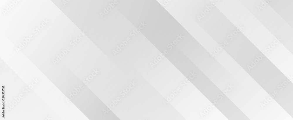 Obraz premium Modern abstract background with sleek white and gray diagonal lines creating a clean geometric pattern, perfect for professional presentations and digital design projects