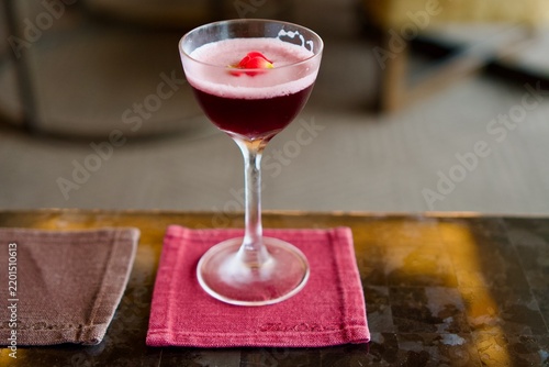 Bild auf Leinwand アフタヌーンティーで出て来たオシャレな飲み物