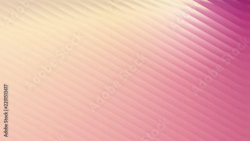 seamless loop of abstract diagonal ribbed lines illuminated by soft glowing pink and warm cream gradientsan elegant fluted glass texture designed for luxury branding modern corporate presentations