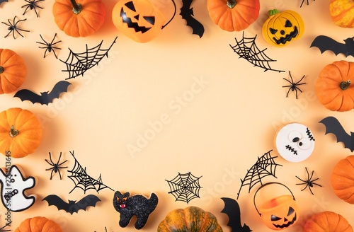 halloween-black-pumpkin-spider-pattern