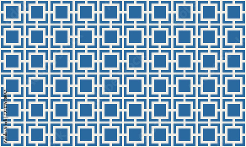 seamless pattern with blue square tiles 