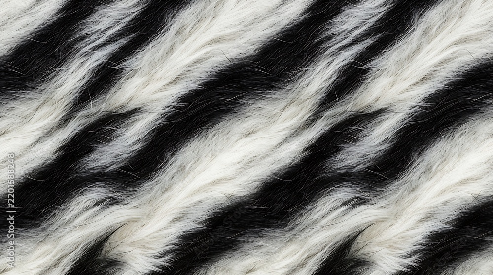 Obraz premium seamless pattern of lemur fur texture