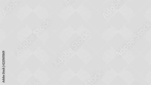 Abstract grey geometric seamless pattern background with white textured shapes