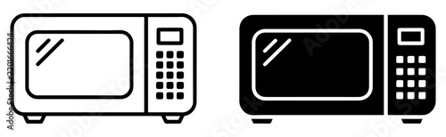 microwave oven kitchen appliance icon