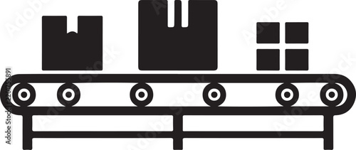 Conveyor Belt Carrying Packages for Warehouse Logistics
Industrial Conveyor System with Parcels and Shipping Boxes
Warehouse Package Conveyor for Sorting and Distribution
Moving Cartons on Conveyor Be