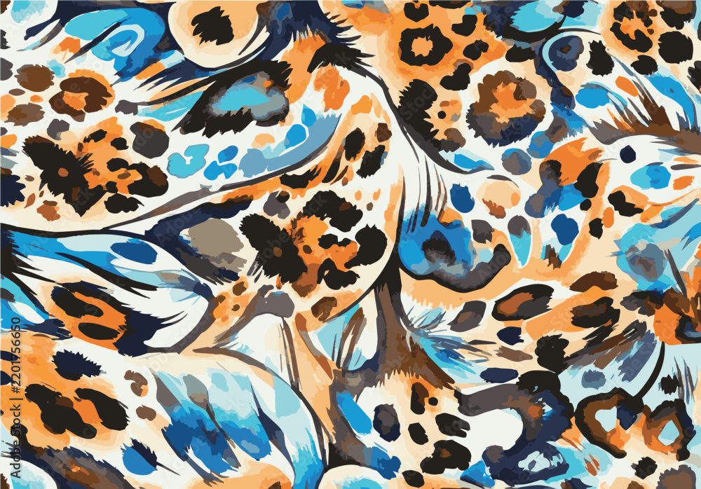 Fototapeta premium abstract animal skin pattern vector 