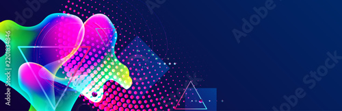 3D immersive elements Dark mode Neumorphism Collage Neo brutalism Sustainable Dark retro futuristic cyberpunk elements abstraction background cosmos