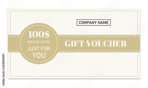 Gift voucher.