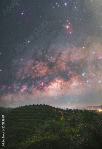 night sky with stars
