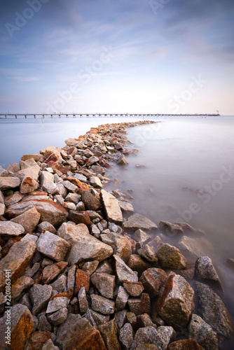 rocks in the sea